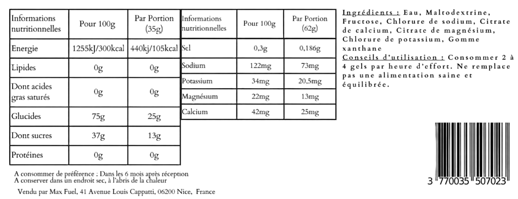 Gel électrolyte